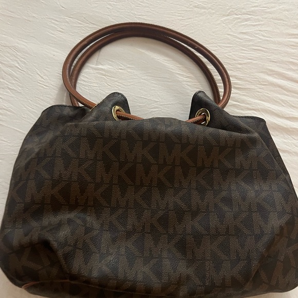 Michael Kors Dark Brown Ring Tote Bag - Picture 2 of 5